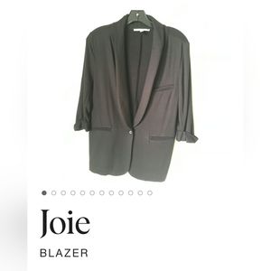JOIE SOFFFFTTT!!! shawl collar knit blazer Black XS
